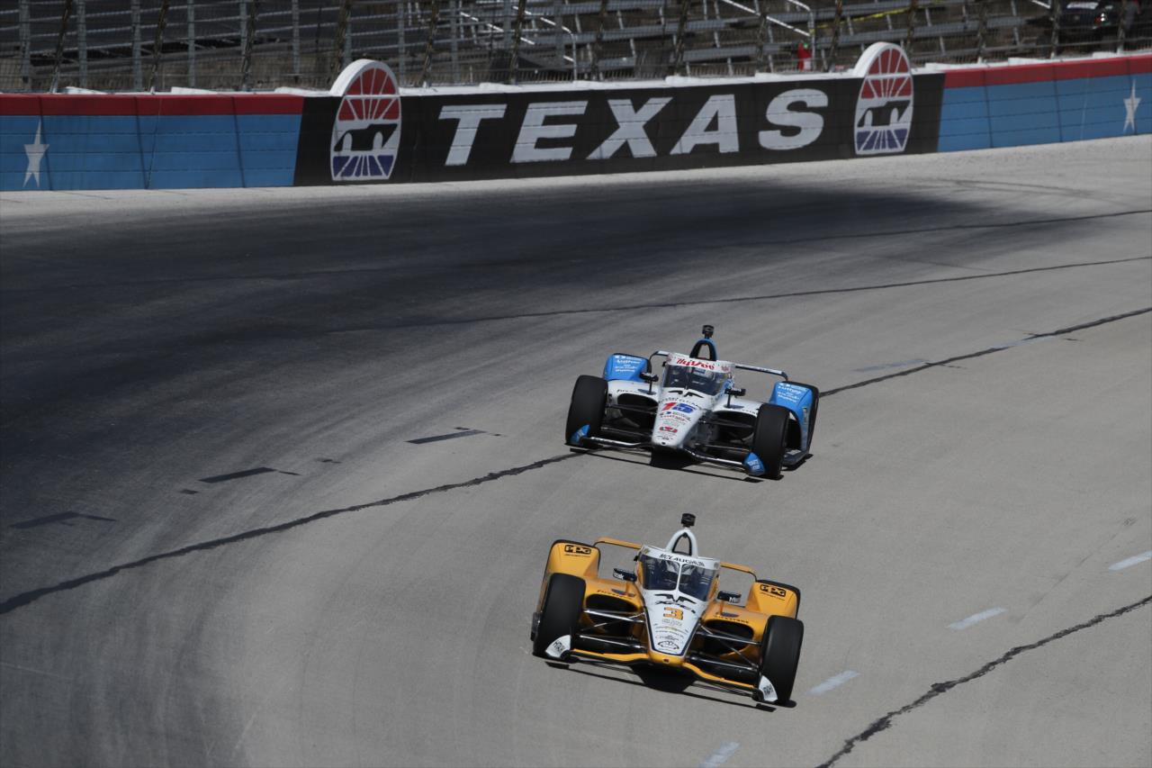 Graham Rahal and Scott McLaughlin - XPEL 375 - By: Chris Owens -- Photo by: Chris Owens